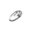 ZISIZ Stainless Steel Snack Plate with Dipping Sauce Compartment