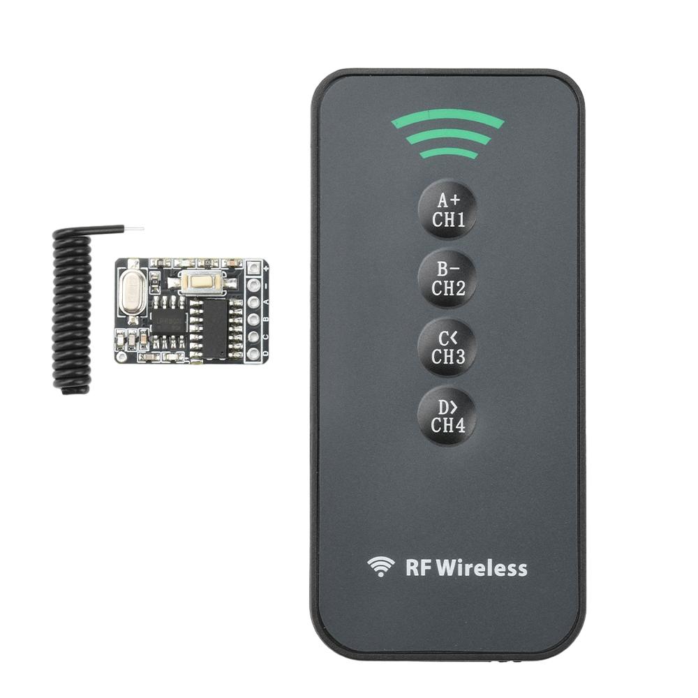RF 433MHz Receiver Module 4-Channel Switch Transmitter Wireless Remote Controll RX480E Learning Code Decoding Receiver DIY kit