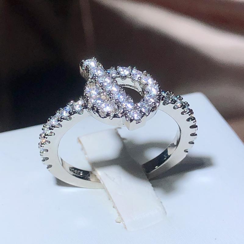 

Кольца из кубического циркония AAA высокого качества, Роскошное модное кольцо с геометрическими символами для женщин, Свадебные брендовые ювелирные изделия в подарок 10