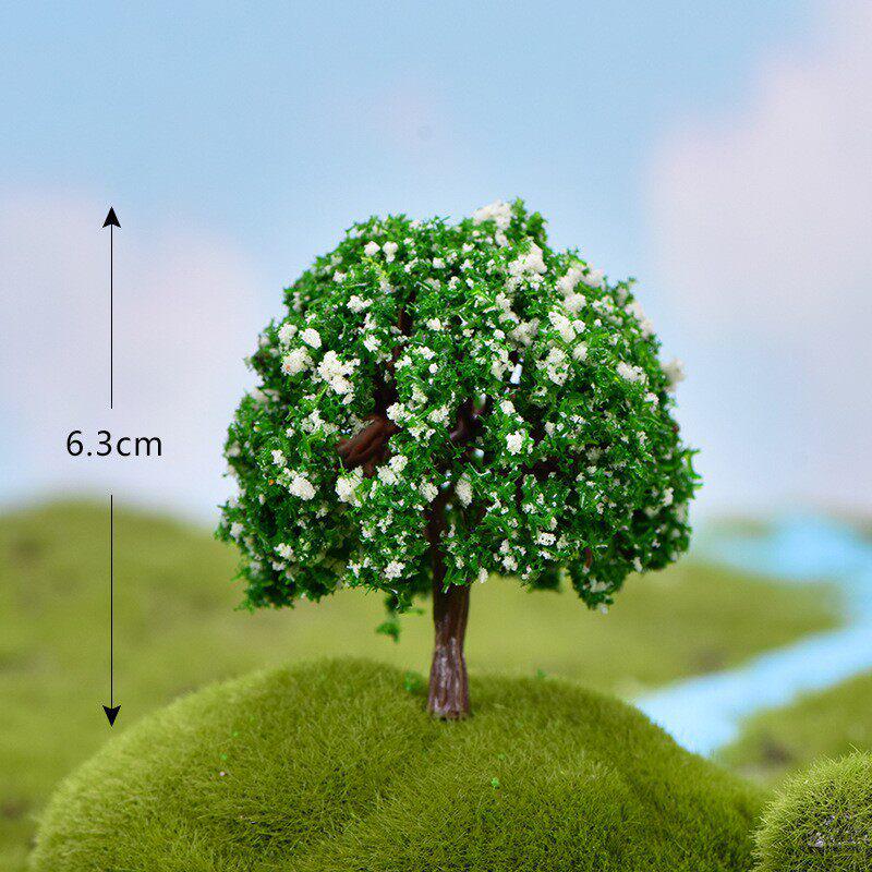 Decorative Miniature Trees & Succulents for Landscaping: Mini Fruit, Willow, Golden Leaf Trees, Moss Micro Landscape DIY Materials
