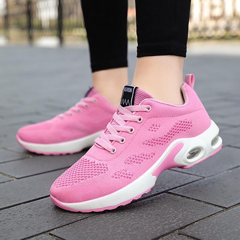 Women Sport Sneakers Shoes Casual Breathable Running Shoes Soft Soles Girls Shoes