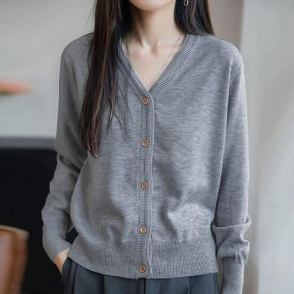 NaVaVa Soft Daily V Neck Long sleeVe Knit Cardigan Nk3184