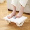 Foot pedal footstool under home/office desk,with massage roller to promote blood circulation,180°swing,ergonomic,relieve fatigue