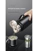 Men's Large Stainless Steel Insulated Mug, 2023 Edition - Portable Tea & Water Kettle Cup.