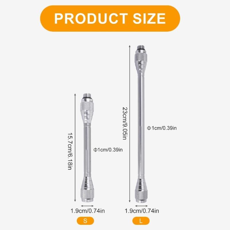 Camping Lamp Extension Rod Aluminum Alloy Extension Rod Outdoor Camping Gas Light Extension Poles Easy To Install