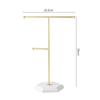 Metal Plated Ring Storage Rack Stable Base Jewelry Hanging Holder  Retail Display