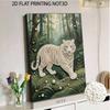 DIY Pearl Diamond Art Painting kits for Adult and Beginners, Majestic White Tiger Sparkling Painting Craft Home Wall Decor handmade Gift