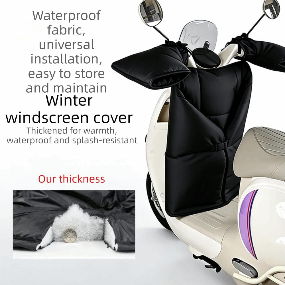 Double-sided Waterproof Motorcycle Windscreen Cover Waterproof Leg Warmer Autumn and Winter