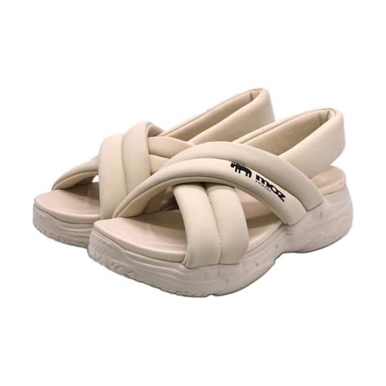 moz Women s 97624514 Tube Padding Cross Sandals Sports Sandals Sports Sandals Lightweight Thick Sole