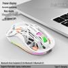 Bobcat Silent Bluetooth Mouse - Transparent, Wireless, 3 Modes, TYPE-C Charging, Universal Compatibility