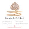 Heart Shape Nail Cover Adjustable Decorative False Nail Ring New Design Nail Ring  Photo Props