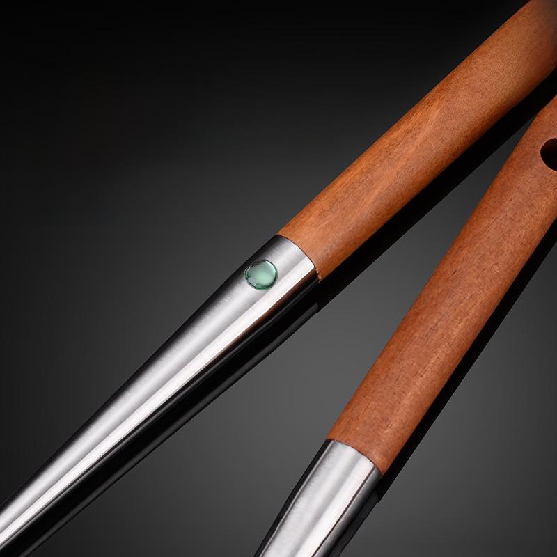 304 Stainless Steel Long Handle Round Shovel, Guizhou Chef Cooking Spoon, Kitchen Spatula