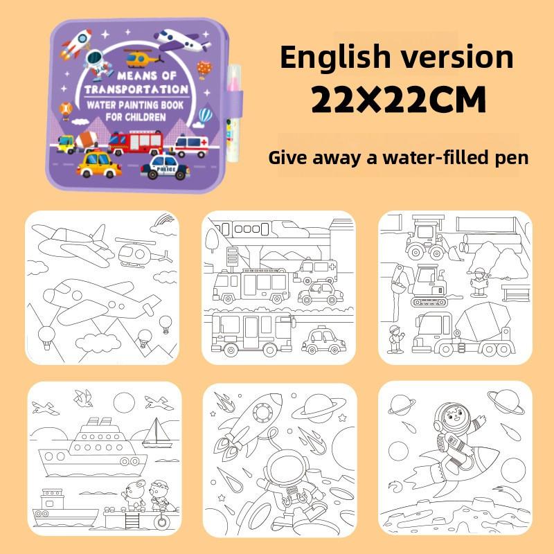 Toys DIY Educational Magic Water Drawing Book Doodle Water Drawing Book Coloring Books Birthday Holiday Gifts for Children