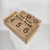 Book Read This Year Counter Wooden Reading Challenge Tracker with Number Cubes Bookshelf Decoration Book Lovers Bookworm Gift