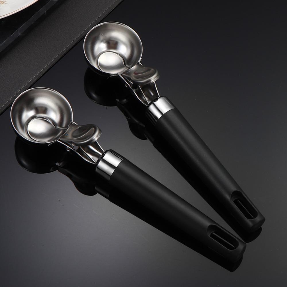 Non-stick Ice Cream Scoop 304 Stainless Steel Watermelon Ball Scoop Sundaes Scoop  Fruit