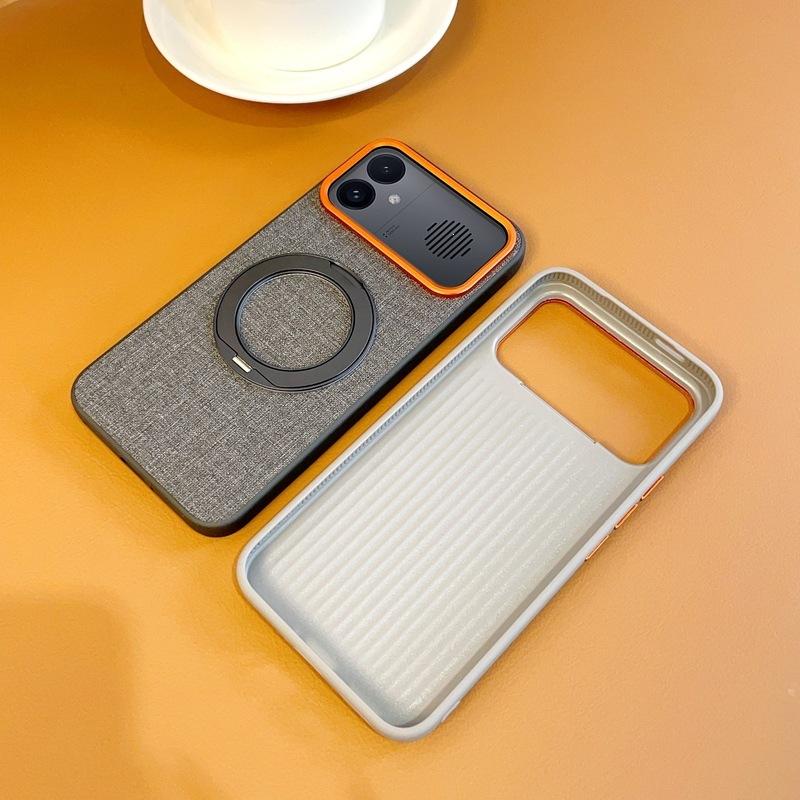 Applicable To Redmi K11Max Mobile Phone Case Magnetic Suction Rotating Bracket Redmi K11 Protective Case K11promax Cloth Pattern Case