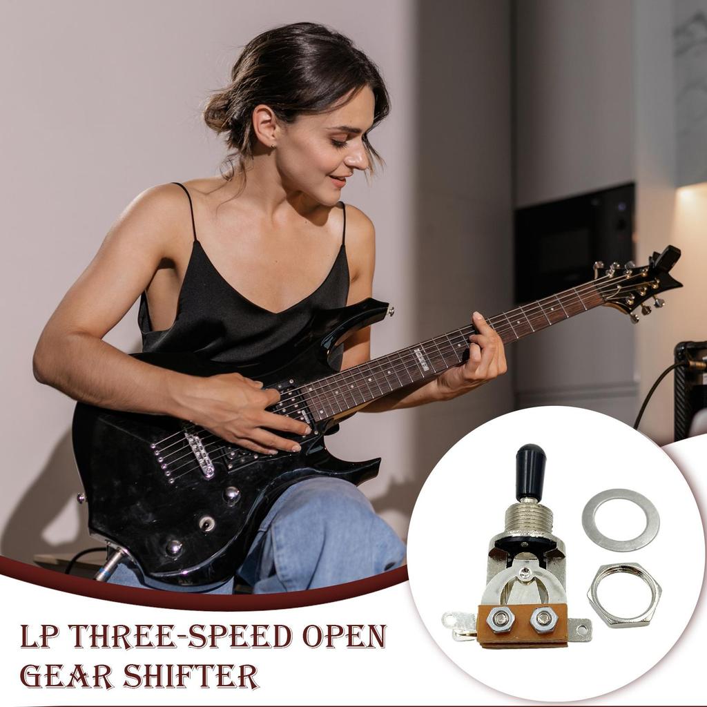 Gitarre 3-Wege-Kippschalter Präziser Anti-Rutsch-Tonabnehmer-Wahlschalter Professionelles E-Gitarrenzubehör Für Alle Anfänger Bis Profis