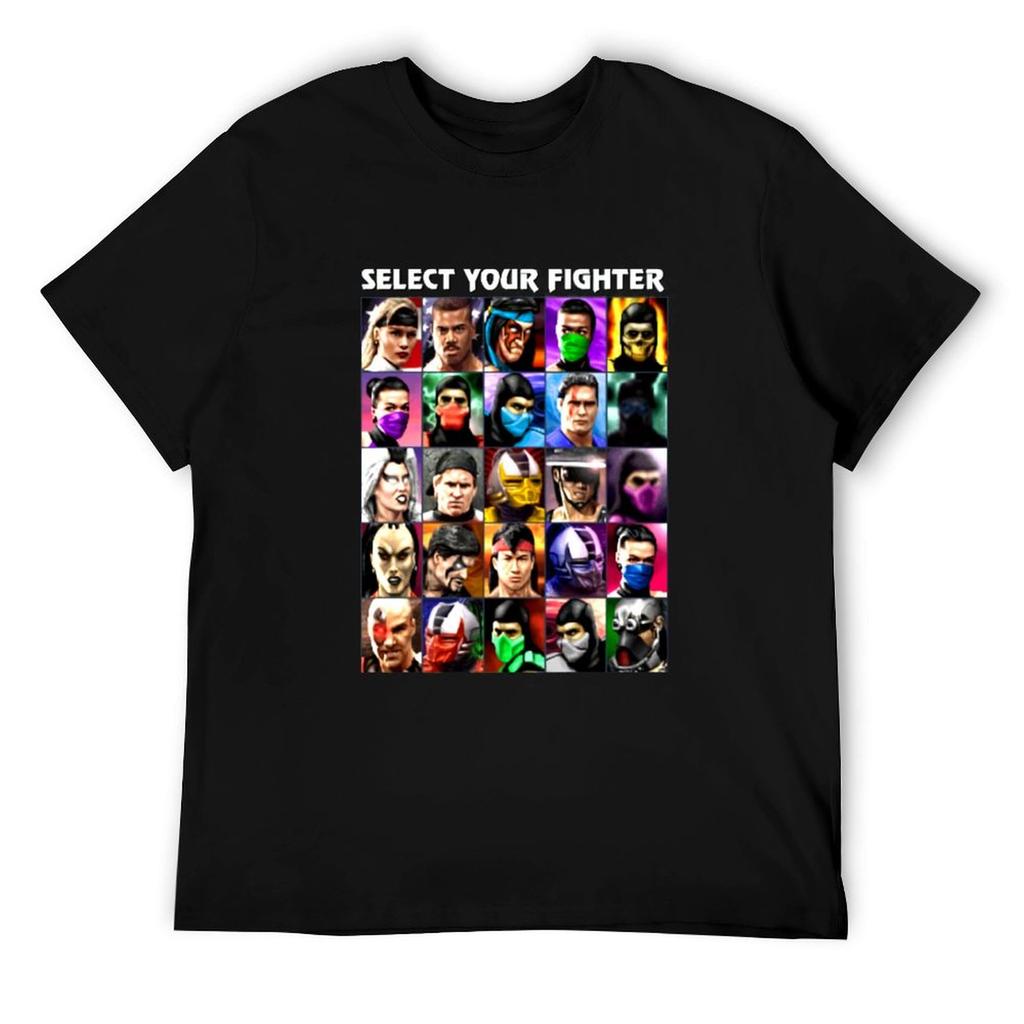 Select Your Fighter Umk3 Mortal Kombat Blacknavy For Unisexunisex Tshirt Unisex Graphic T Shirt Tshirt