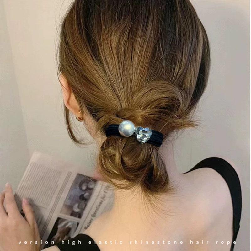 4PCS/Set Solid Color Telephone Wire Elastic Hair Bands Women Girls Cord Rubber Band Stretch Hair Accessories Headband Gum Holder