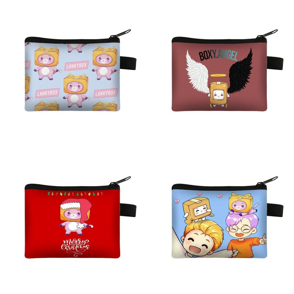 Stylish Lankybox Coin Purse High-quality Polyester Wallet For Secure Storage