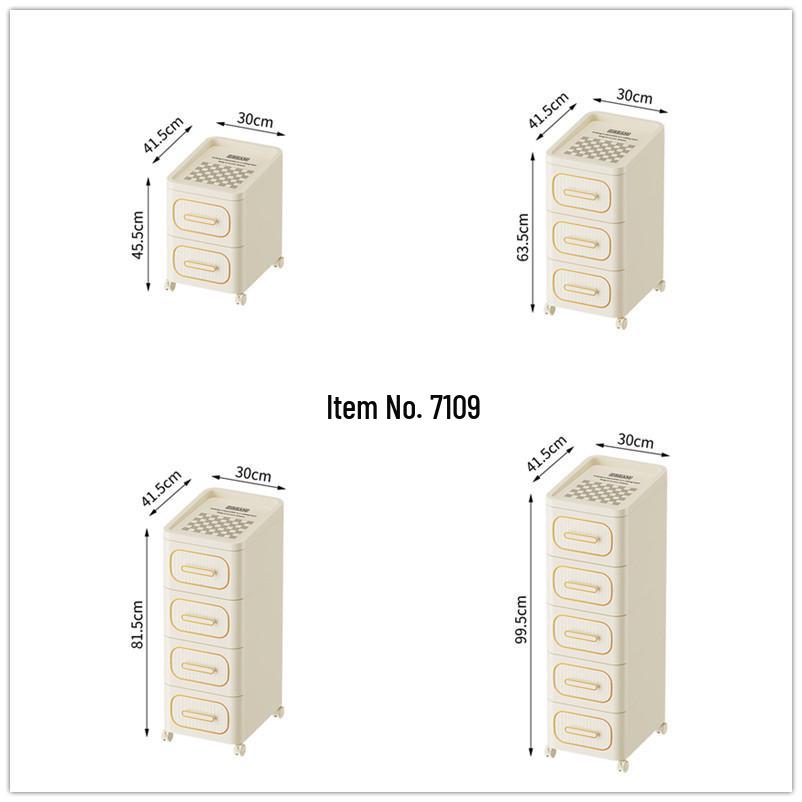 Multifunctional Storage Cabinet for Bedroom & Living Room: Bedside Table, Snack, Toy, Book & Clothes Organizer
