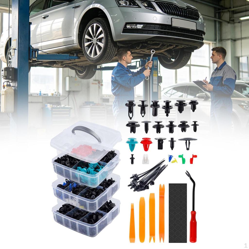 725x Car Push Retainer Clip Spare High Performance Auto Fasteners Assortment