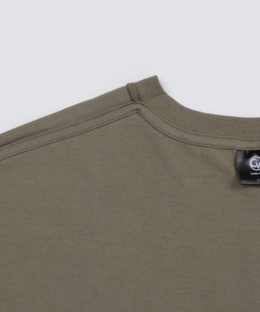 CAMEL WORK Online Number Short Sleeve T-Shirt (Khaki)