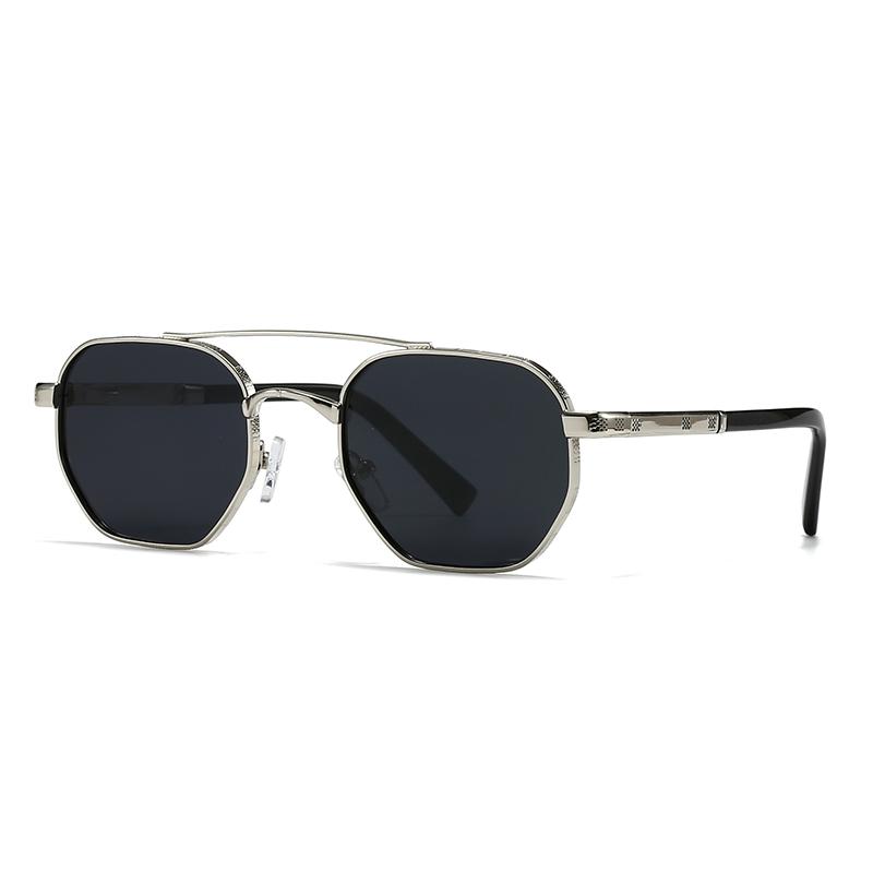 Sunglasses Men'S Sunglasses For European And American Street Style Model Polygonal Sunglasses