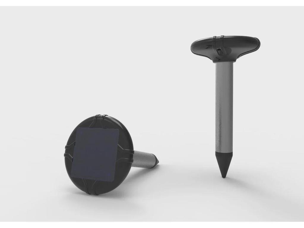 Zasilany energią słoneczną Zewnętrzny odstraszacz węży i szkodników z wibracją i brzęczykiem