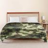 Manta de Franela Camuflada Ultra Suave, Acogedora Cálida Versátil para Sofá, Dormitorio, Decoración de Sala de Estar
