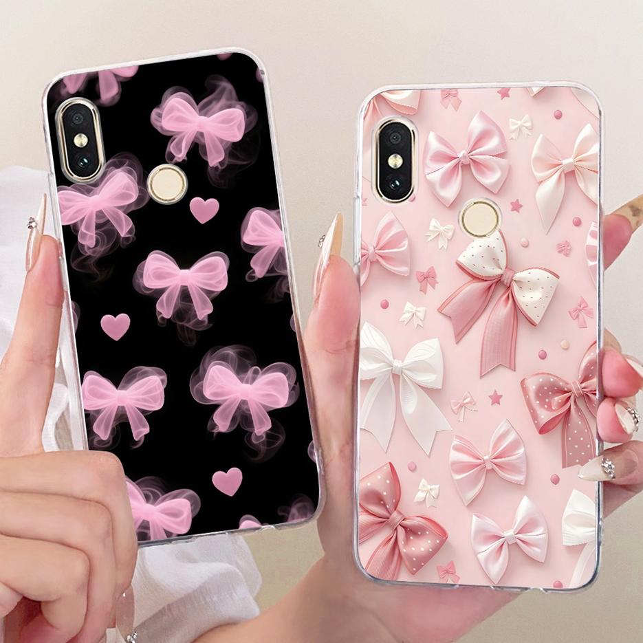 For Xiaomi Redmi Note 6 Pro Case Luxury Butterfly Tree Painted Cover Soft Silicone Case For Xiaomi Mi A2 Lite Redmi 6 Pro Fundas