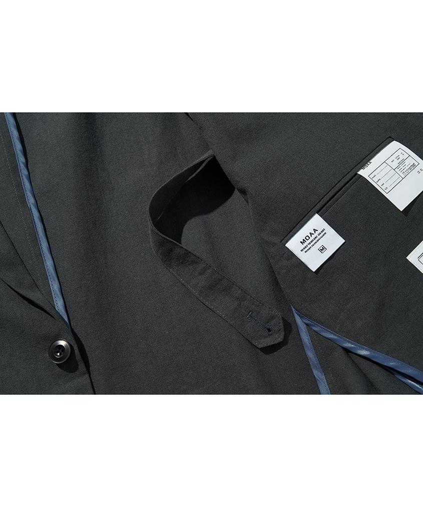 Moaa Soso Linen Jacket (Charcoal)