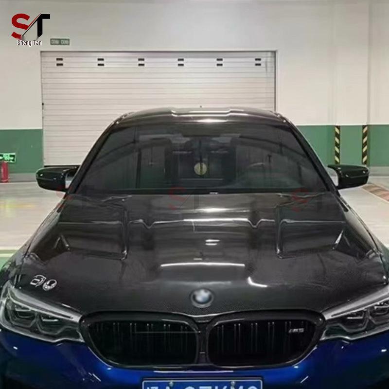 BMW M5 F90 G30 G38 Carbon Fiber Engine Hood Cover Body Kit
