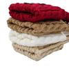 Dicke Wollsocken mit gedrehten Knöpfen für Zehenschoner und kurze Stiefelstulpen für winterliche Wärme