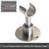 No-Drill 304 Stainless Steel Handheld Shower Head Wall Holder