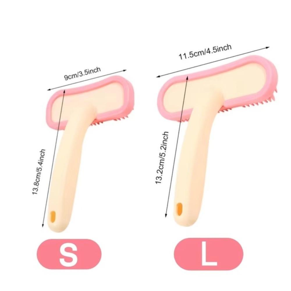 Portable Silicone Rabbit Comb Guinea Pig Beauty Care Tool Small Pet Comb Hair Cleaning Beauty Trimmer Pet Bath Comb