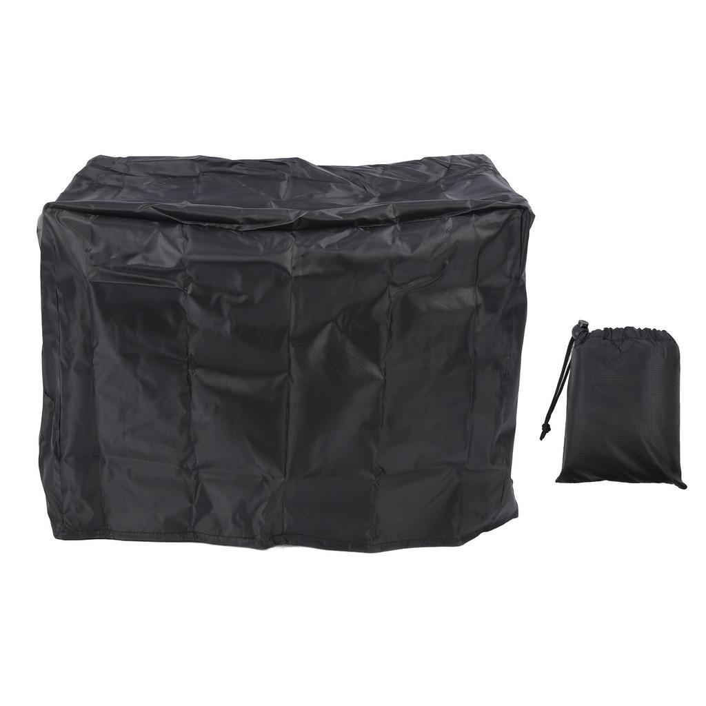 Outboard Motor Cover 420D Coated Silver Water Resistant Sun Protection Boat Engine Cover for Multiple Motor Brands L