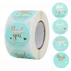 100-500pcs Thank You For Supporting My Small Business Floral Sticker Gift Packaging Seal Label Scrapbooking Stationery Sticker