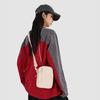 Lightweight Multifunctional Mobile Phone Bag Solid Color Shoulder Bag Crossbody Bag Commuter Nylon Bag