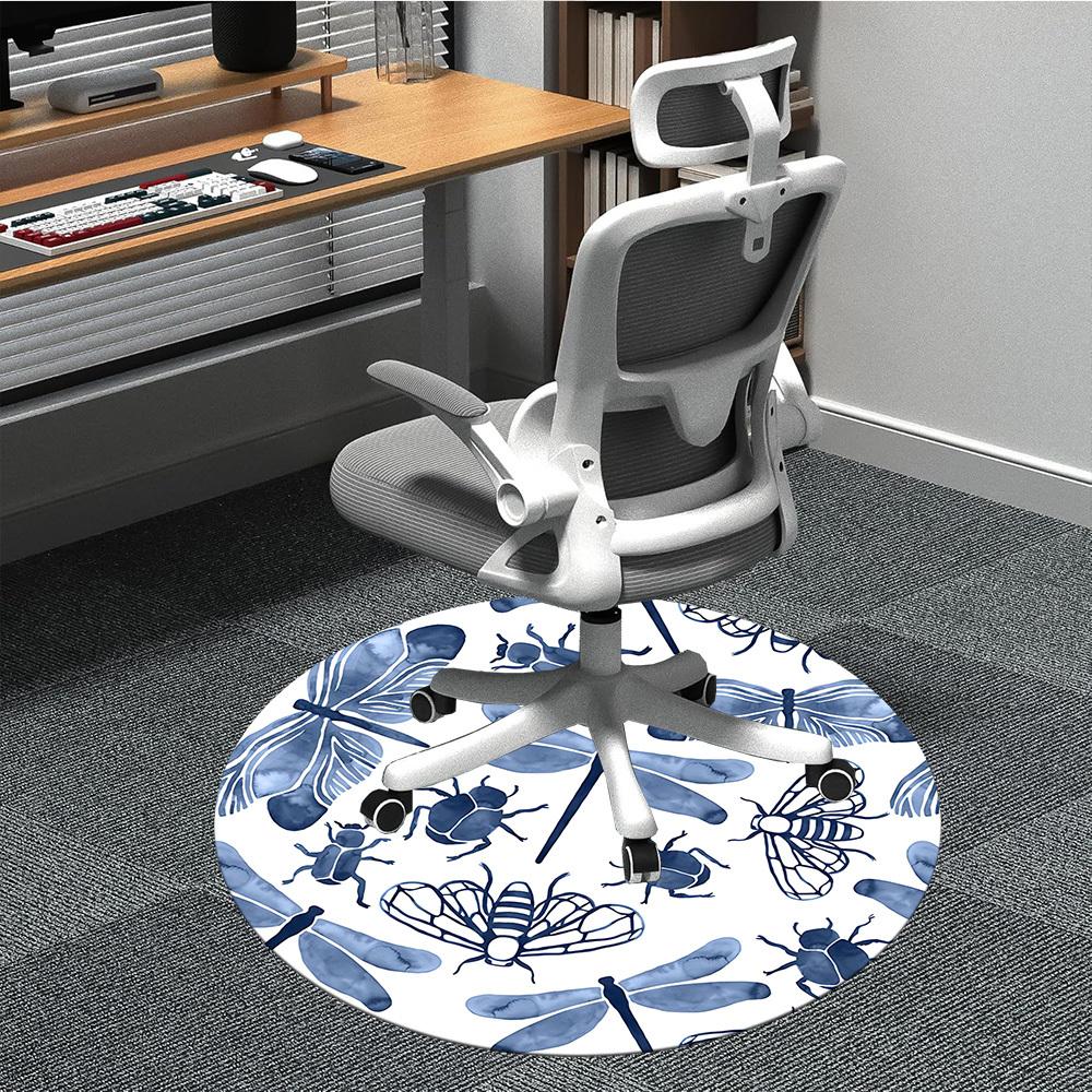 

1pc Insects, Watercolor Chair Carpet for Office, Non-slip, Soft and Durable Office Rug for Interior Decoration, Perfect for Office yy260313031 80cm by 80cm