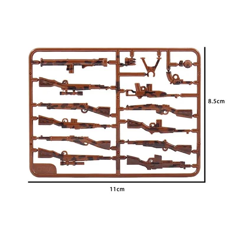 Building Blocks Weapons Accessory Soldier Digital Gift Ninja Sword Mortar Cannon Missile Launcher RPG Toys Mini Brick X006