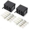 4 Sets Carling ARB Rocker Switch Wire Spade Terminal Connector Plug Socket Fit For Car Boat SUV