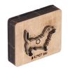 Leather Cutting Die Dog Shape Punch Cutter Craft Mould Tool 47x37mm for Paper Rubber