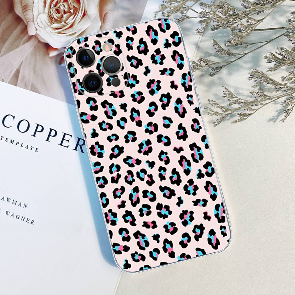 Classic Leopard Cheetah For IPhone 17 16 15 14 13 12 11 Pro Max Plus Transparent Soft TPU Phone Cover