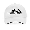 One Life Live It Baseball Cap Fashion Summer Sun Visor Hats For Men Women Breathable Dad Hat Sports Snapback Caps