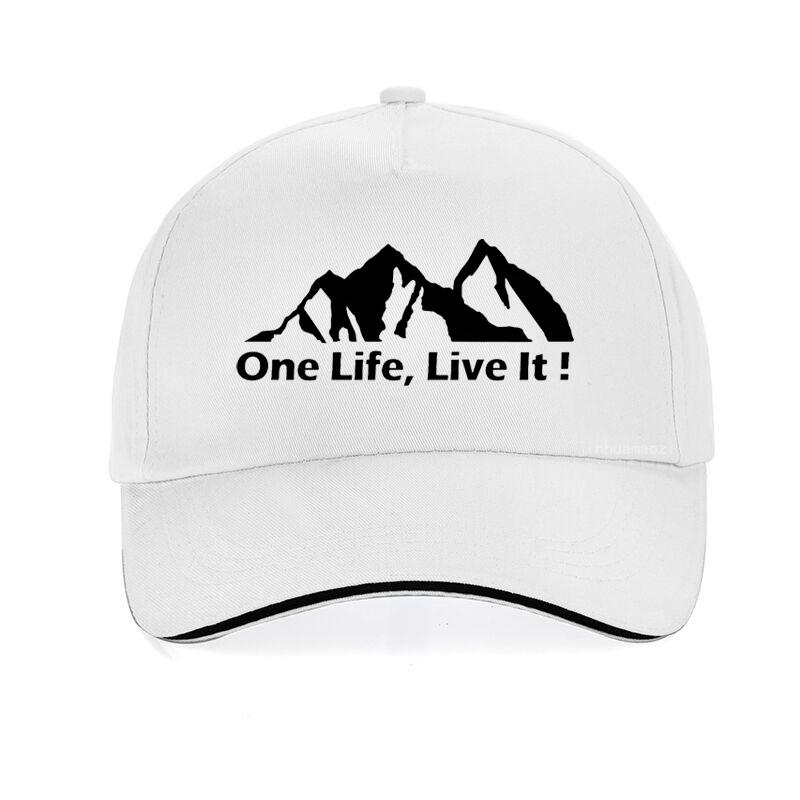 One Life Live It Baseball Cap Fashion Summer Sun Visor Hats For Men Women Breathable Dad Hat Sports Snapback Caps