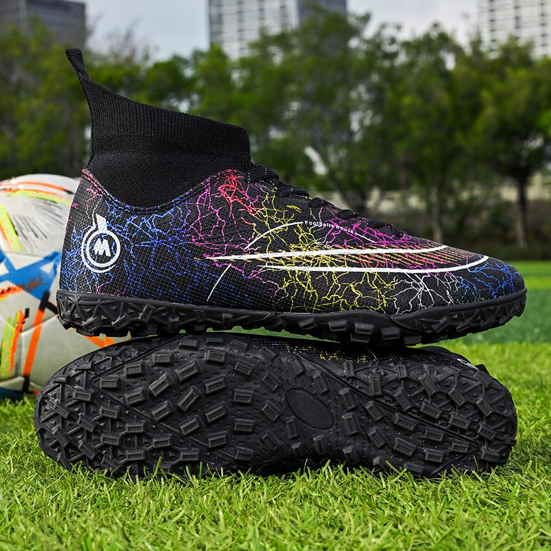 Top Breathable Football Shoes for Male and Female Students AG Long Nail TF Broken Nail Competition Shoes Hair Replacement Breathable New Style