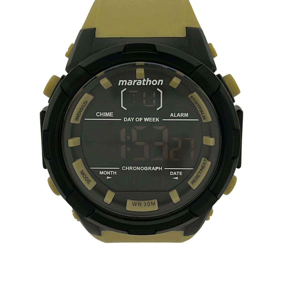 Used TIMEX Watch Good Condition Marathon Resin Watch TW5M21100 Men s Black