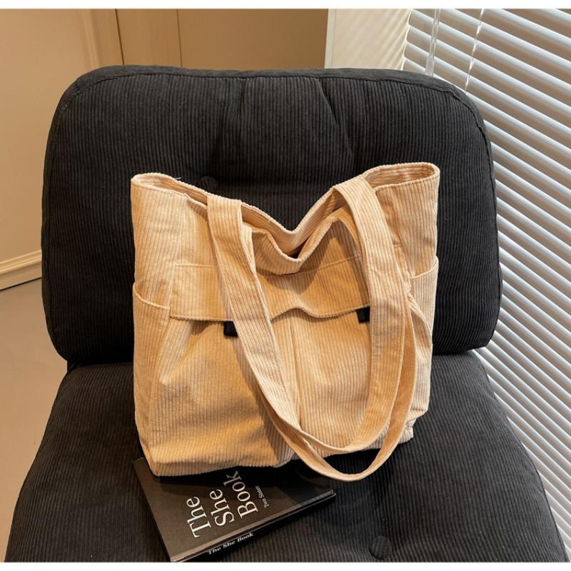 New large-capacity casual underarm bag tote bag simple versatile shoulder bag college student schoolbag