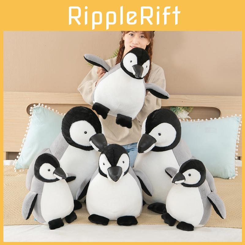 Adorable Plush Penguin Soft Toy With Custom Logo Options In Charming Grey Color